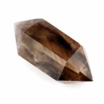 Rauchquarz Doppelender Länge 79 mm transparent aus Brasilien in bester Farbe Edelsteine Heilsteine bei Wunderstein24