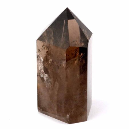 große Rauchquarz Spitze Höhe 82 mm aus Brasilien in sehr schöner Farbe Edelsteine Heilsteine bei Wunderstein24