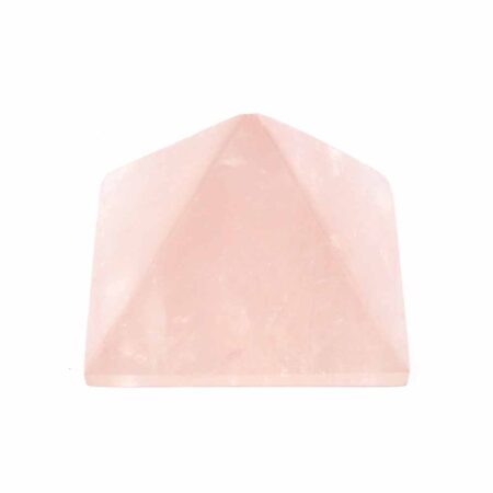 Rosenquarz Pyramide transparent in sehr schöner Farbe Edelsteine Heilsteine bei Wunderstein24