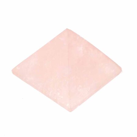 Rosenquarz Pyramide transparent in sehr schöner Farbe Edelsteine Heilsteine bei Wunderstein24