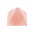 Rosenquarz Pyramide transparent in sehr schöner Farbe Edelsteine Heilsteine bei Wunderstein24