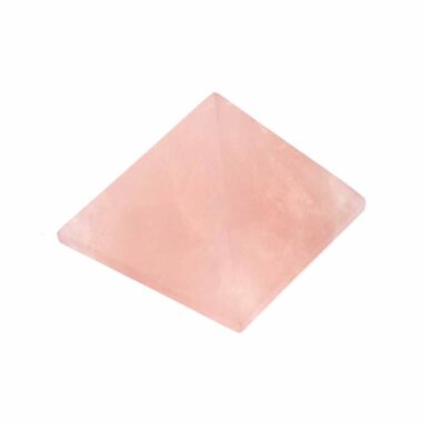Rosenquarz Pyramide transparent in sehr schöner Farbe Edelsteine Heilsteine bei Wunderstein24
