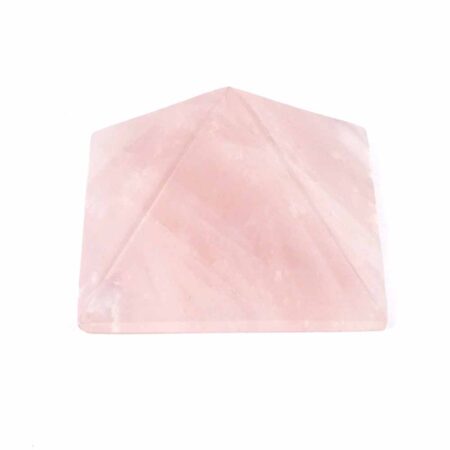 Rosenquarz Pyramide transparent in sehr schöner Farbe Edelsteine Heilsteine bei Wunderstein24
