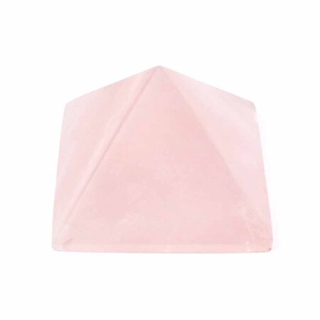 Rosenquarz Pyramide transparent in sehr schöner Farbe Edelsteine Heilsteine bei Wunderstein24