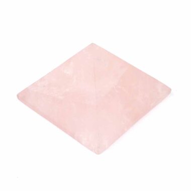 Rosenquarz Pyramide transparent in sehr schöner Farbe Edelsteine Heilsteine bei Wunderstein24