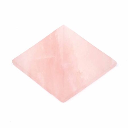 Rosenquarz Pyramide transparent in sehr schöner Farbe Edelsteine Heilsteine bei Wunderstein24