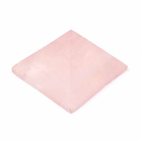Rosenquarz Pyramide transparent in sehr schöner Farbe Edelsteine Heilsteine bei Wunderstein24