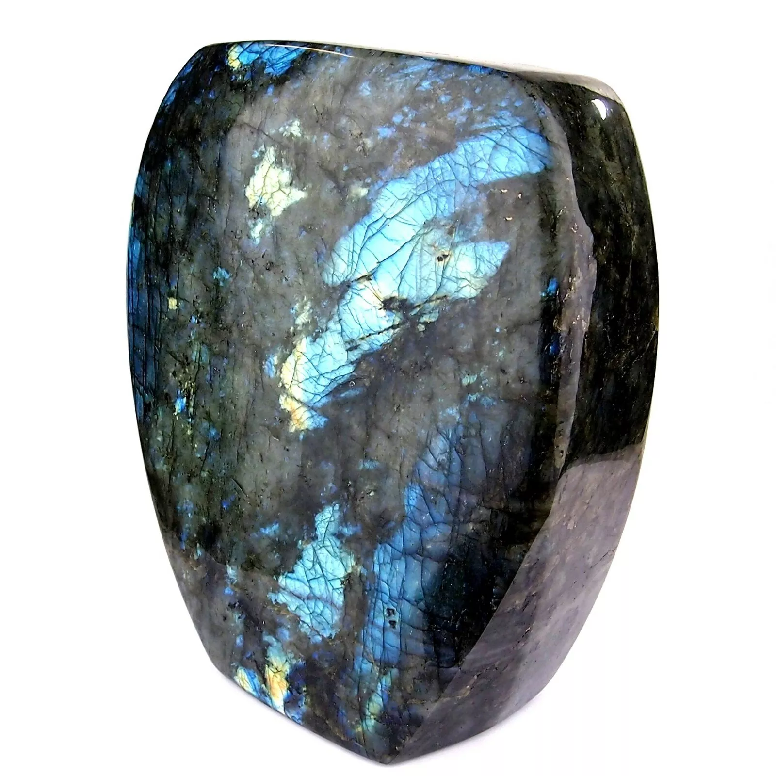 XXL Labradorit Freiform Höhe 250 mm poliert in einzigartiger Qualität und Farbe Edelsteine Heilsteine bei Wunderstein24 XXL Labradorit Freiform Höhe 250 mm poliert in einzigartiger Qualität und Farbe Edelsteine Heilsteine bei Wunderstein24