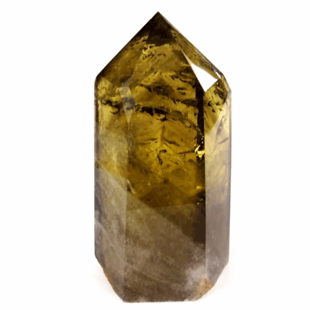 XXL Natur Citrin Spitze Brasilien AA-Qualität Höhe 147 mm 1039 g Edelsteine Heilsteine bei Wunderstein24