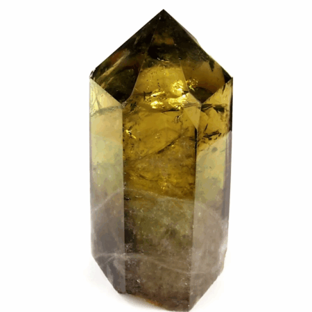 XXL Natur Citrin Spitze Brasilien AA-Qualität Höhe 147 mm 1039 g Edelsteine Heilsteine bei Wunderstein24