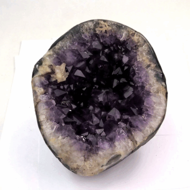 XXL Amethyst Druse AA – Qualität Ø 230 mm / 5420 g Geode Stufe aus Uruguay Edelsteine Heilsteine bei Wunderstein24