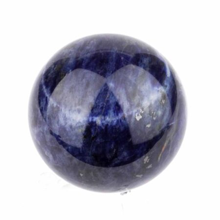 Sodalith Kugel Ø 62 mm aus Namibia in bester Farbe Edelsteine Heilsteine bei Wunderstein24