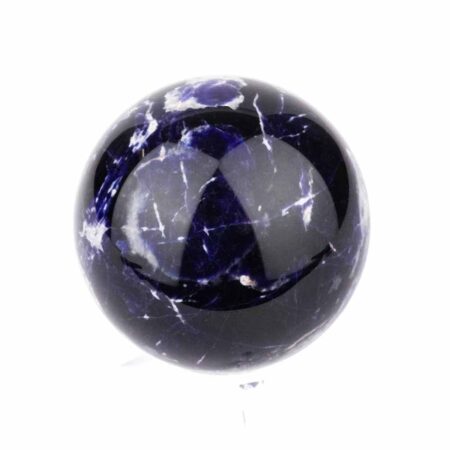 Sodalith Kugel Ø 51 mm aus Namibia in bester Farbe Edelsteine Heilsteine bei Wunderstein24