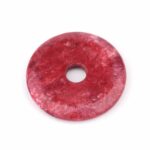 Thulit Donut Anhänger Ø 40 mm in bester Qualität Edelsteine Heilsteine bei Wunderstein24