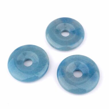 Trolleit blau Donut Anhänger Ø 40 mm in bester Qualität Edelsteine Heilsteine bei Wunderstein24