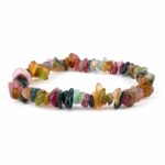 Turmalin bunt Edelstein Armband in bester Qualität flexibel und dehnbar Edelsteine Heilsteine bei Wunderstein24