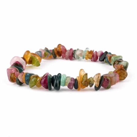 Turmalin bunt Edelstein Armband in bester Qualität flexibel und dehnbar Edelsteine Heilsteine bei Wunderstein24