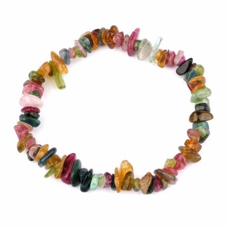 Turmalin bunt Edelstein Armband in bester Qualität flexibel und dehnbar Edelsteine Heilsteine bei Wunderstein24