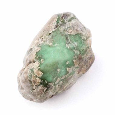 Variscit Handschmeichler | Trommelstein Ø 47 mm in Muttergestein Edelsteine Heilsteine bei Wunderstein24