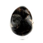 Septarie Ei | Stufe Höhe 95 mm in bester Farbe und Struktur Edelsteine Heilsteine bei Wunderstein24