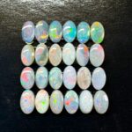 Opal Australien 9 x 7 x 1,8 mm Cabochon oval in bester Qualität Edelsteine Heilsteine bei Wunderstein24