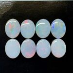 Opal Australien 8 x 6 x 1,8 mm Cabochon oval in bester Qualität Edelsteine Heilsteine bei Wunderstein24