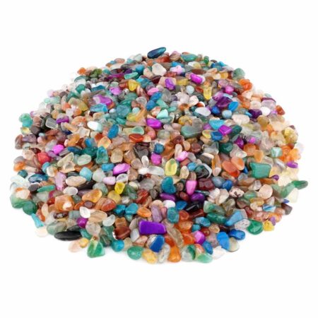Achat Mix bunte Mischung Trommelsteine in 7 Farben Ø 7 – 12 mm Edelsteine Heilsteine bei Wunderstein24