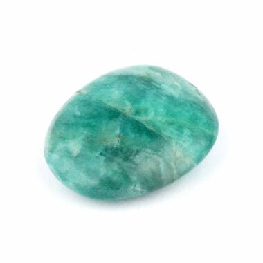 Amazonit Handschmeichler Madagaskar Ø 54 mm wunderschöne Farbe Edelsteine Heilsteine bei Wunderstein24