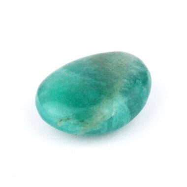 Amazonit Handschmeichler Madagaskar Ø 52 mm wunderschöne Farbe Edelsteine Heilsteine bei Wunderstein24