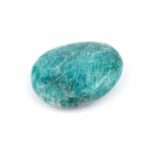 Amazonit Handschmeichler Madagaskar Ø 50 mm wunderschöne Farbe Edelsteine Heilsteine bei Wunderstein24