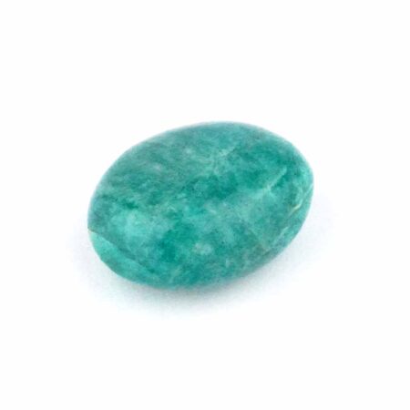 Amazonit Handschmeichler Madagaskar Ø 41 mm wunderschöne Farbe Edelsteine Heilsteine bei Wunderstein24