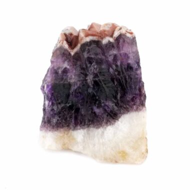 großer Amethyst Rohstein | Stufe dunkel Ø ca. 97 mm aus Deutschland | Erzgebirge Edelsteine Heilsteine bei Wunderstein24