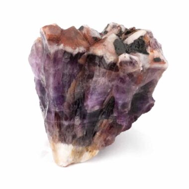 großer Amethyst Rohstein | Stufe dunkel Ø ca. 73 mm aus Deutschland | Erzgebirge Edelsteine Heilsteine bei Wunderstein24