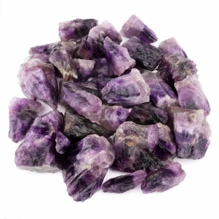 Amethyst Rohsteine dunkel Ø ca. 30 – 60 mm aus Deutschland | Erzgebirge Edelsteine Heilsteine bei Wunderstein24