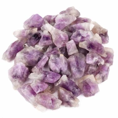 Amethyst Rohsteine Ø ca. 30 – 60 mm aus Deutschland | Erzgebirge Edelsteine Heilsteine bei Wunderstein24