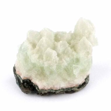 Apophyllit Stufe grün Ø 42 mm aus Indien mit vielen Kristallen Edelsteine Heilsteine bei Wunderstein24