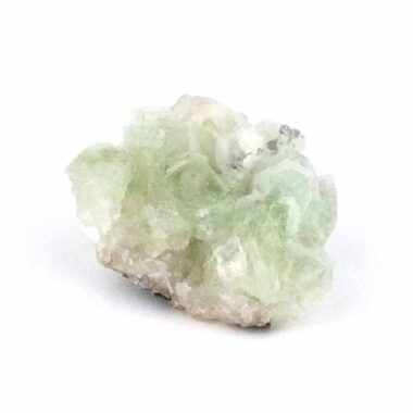 Apophyllit Stufe grün Ø 37 mm aus Indien mit vielen Kristallen Edelsteine Heilsteine bei Wunderstein24
