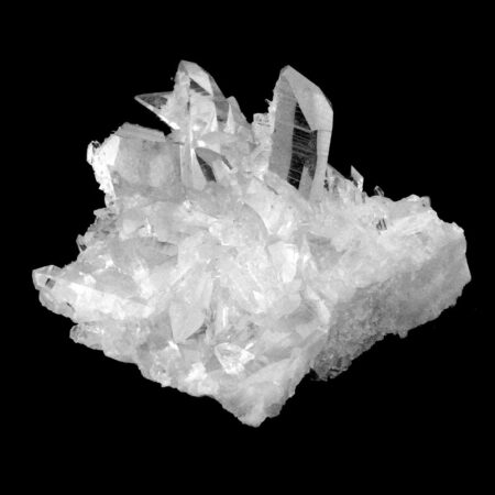 Bergkristall Stufe Arkansas | Mount Ida transparent und glasklar in bester Qualität Edelsteine Heilsteine bei Wunderstein24
