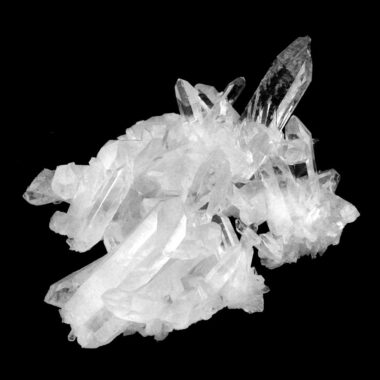 Bergkristall Stufe Arkansas | Mount Ida transparent und glasklar in bester Qualität Edelsteine Heilsteine bei Wunderstein24