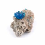 Cavansit Stufe mit Blüte auf Stilbit Ø 39 mm aus Indien Selten! Edelsteine Heilsteine bei Wunderstein24