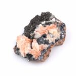 Cerussit Stufe auf Baryt mit Bleiglanz Ø 68 mm aus Marokko Edelsteine Heilsteine bei Wunderstein24