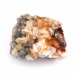 Cerussit Stufe auf Baryt mit Bleiglanz Ø 73 mm aus Marokko Edelsteine Heilsteine bei Wunderstein24