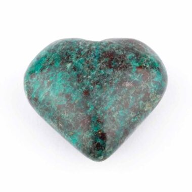Chrysokoll Herz aus Peru Ø 45 mm Edelsteine Heilsteine bei Wunderstein24