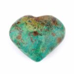 Chrysokoll Herz aus Peru Ø 45 mm Edelsteine Heilsteine bei Wunderstein24