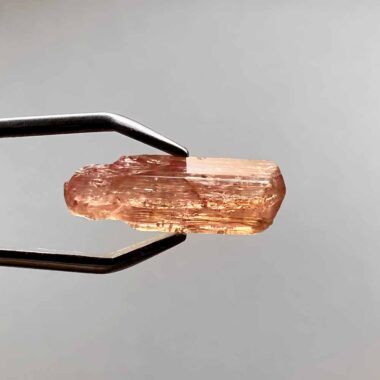 großer Topas Imperial | Goldtopas Kristall rot Länge 22,5 mm mit Spitze Edelsteine Heilsteine bei Wunderstein24