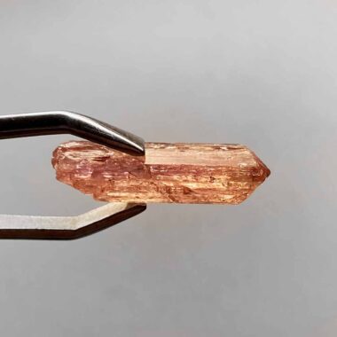 großer Topas Imperial | Goldtopas Kristall rot Länge 22,5 mm mit Spitze Edelsteine Heilsteine bei Wunderstein24