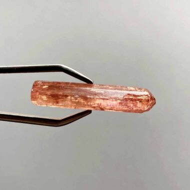 großer Topas Imperial | Goldtopas Kristall rot Länge 28,5 mm mit Spitze Edelsteine Heilsteine bei Wunderstein24