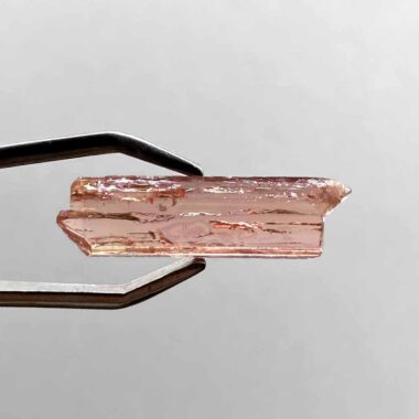 großer Topas Imperial | Goldtopas Kristall rot Länge 26,4 mm mit Spitze Edelsteine Heilsteine bei Wunderstein24
