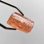 großer Topas Imperial | Goldtopas Kristall rot Länge 19,5 mm Edelsteine Heilsteine bei Wunderstein24
