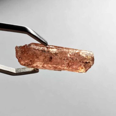 großer Topas Imperial | Goldtopas Kristall rot Länge 27,5 mm mit Spitze Edelsteine Heilsteine bei Wunderstein24